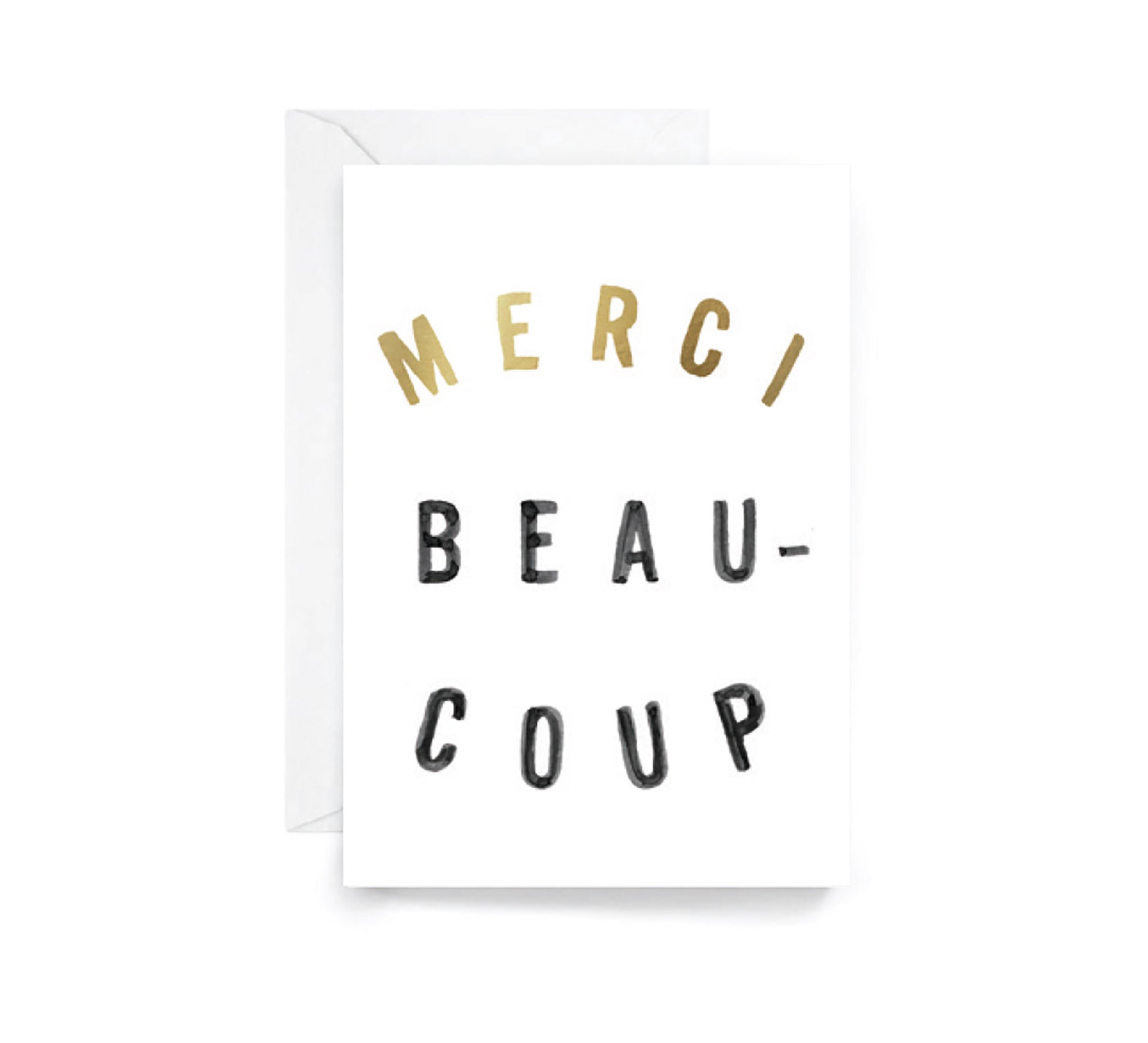 12. MERCI BEAUCOUP CARDS - (PACK OF 6)