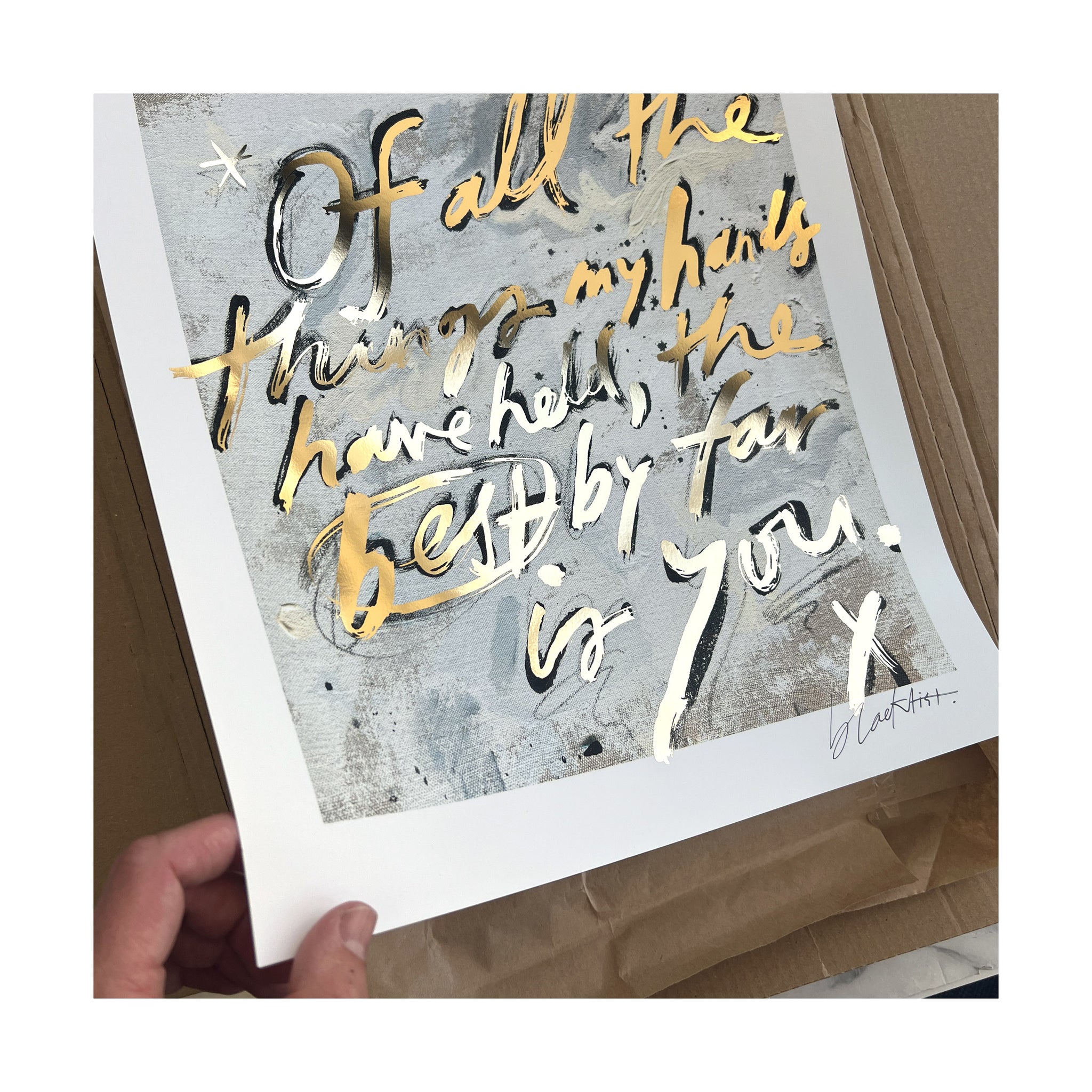 BEST BY FAR – GOLD FOIL