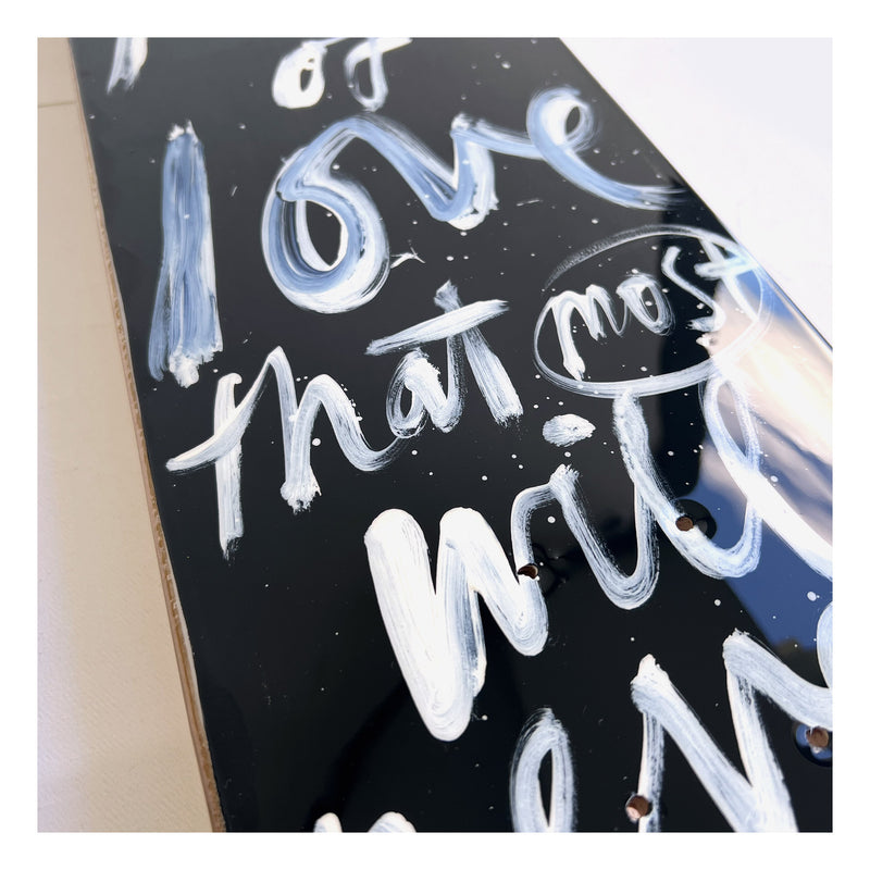 KIND OF LOVE BLACK (RESIN FINISH)