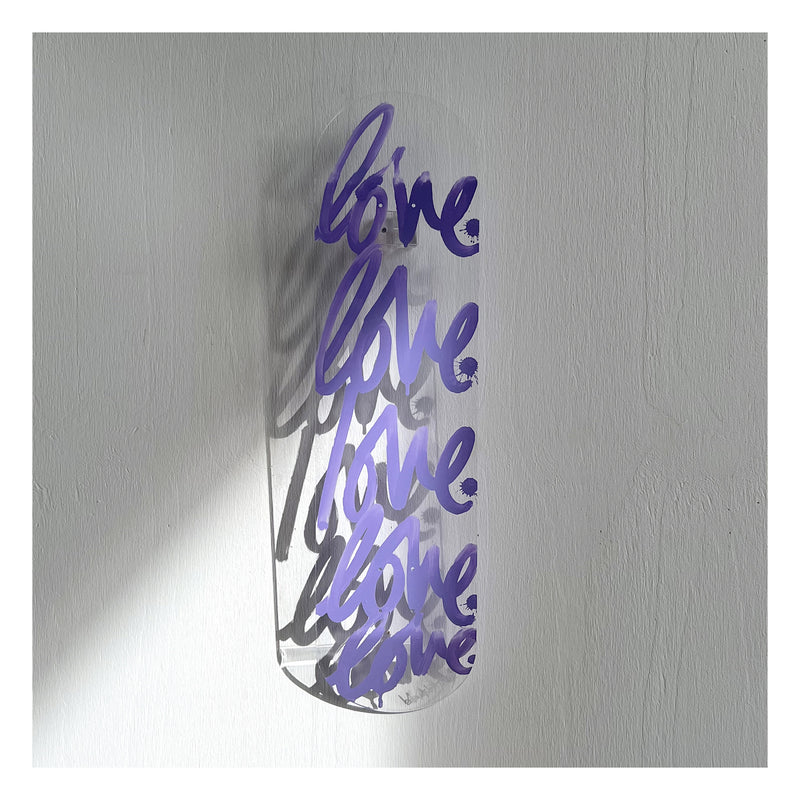 "LOVE" ACRYLIC SKATEBOARD