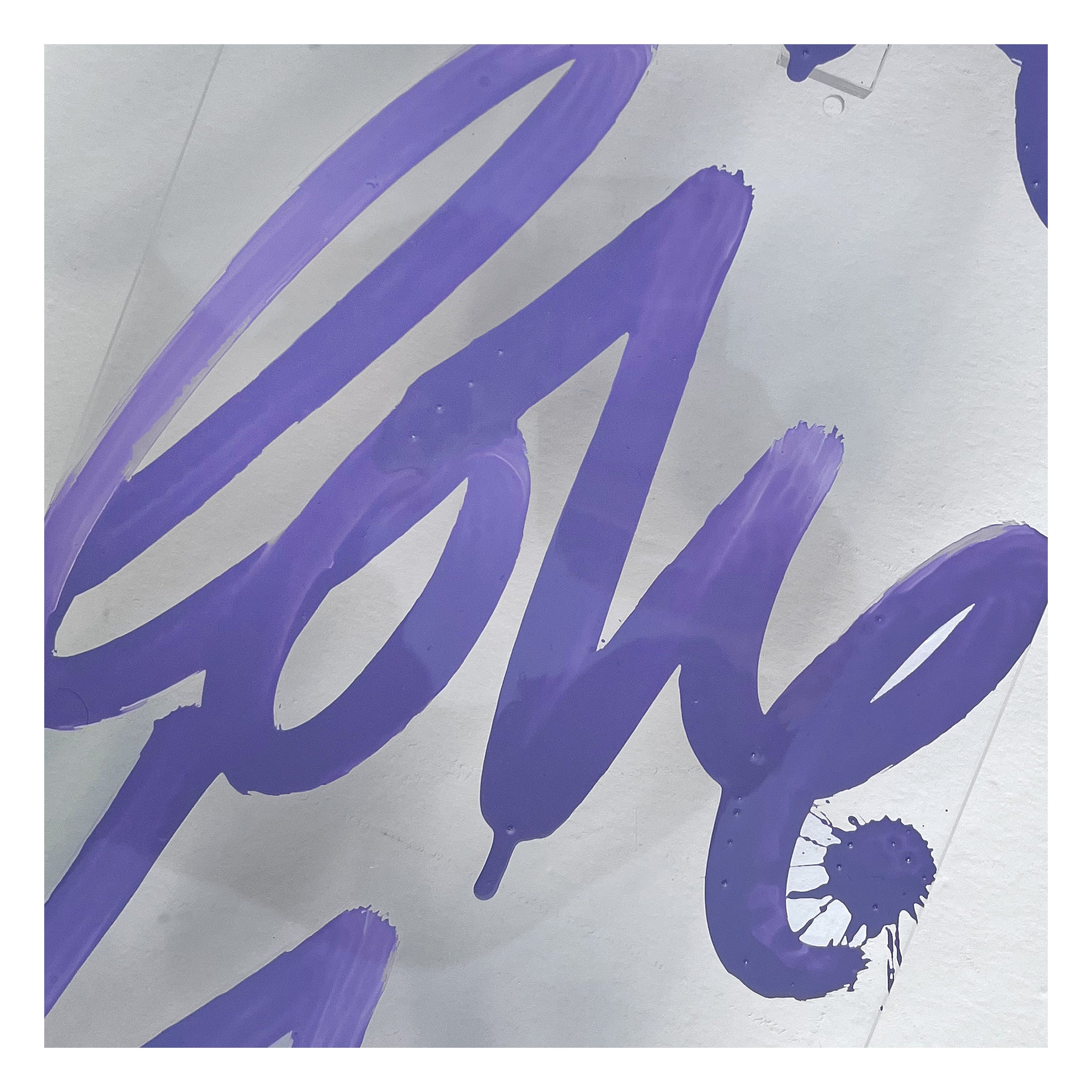 "LOVE" ACRYLIC SKATEBOARD