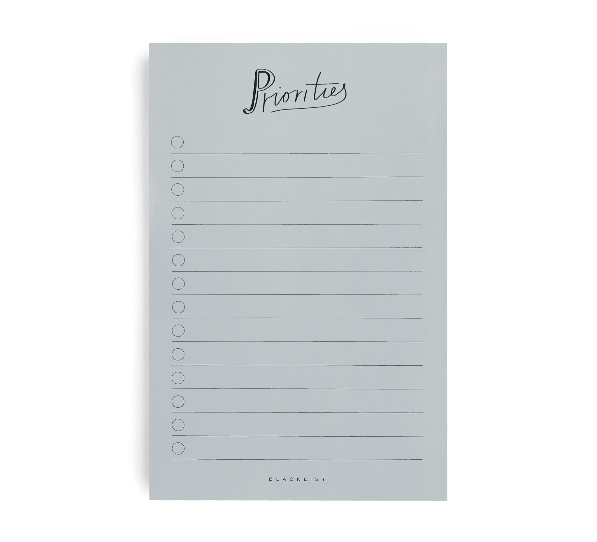 PRIORITIES Notepad